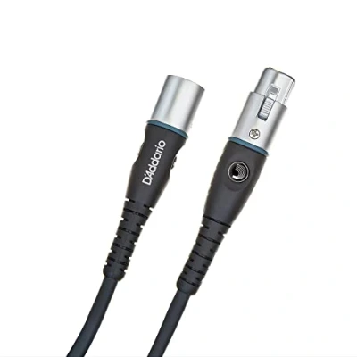 Image of D&#039;Addario Microphone Cable XLR Male to Female plug Gold Plated Shielded for Noise Reduction Custom Series/3.05 Meters 1 Pack