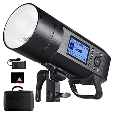 Image of Godox AD400Pro 400Ws TTL All in One Outdoor Flash 2.4G 1/8000s HSS Strobe with 30W LED Modeling Lamp Lithium Battery 0.01 1s Recycle Time Compatible Canon Nikon Sony Fuji Olympus Panasonic