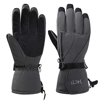 Image of KINEED Ski Gloves Men Waterproof Winter Thermal Warm Snowboard Cold Weather 3M Thinsulate