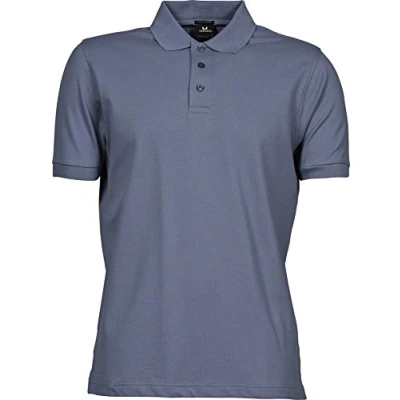 Image of Tee Jays Mens Luxury Stretch Polo Flint Stone M