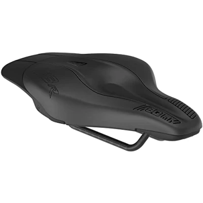 Image of SQlab Unisex Adult 613 Ergowave R Carbon Triathlon Bike Saddle Black, 12 cm