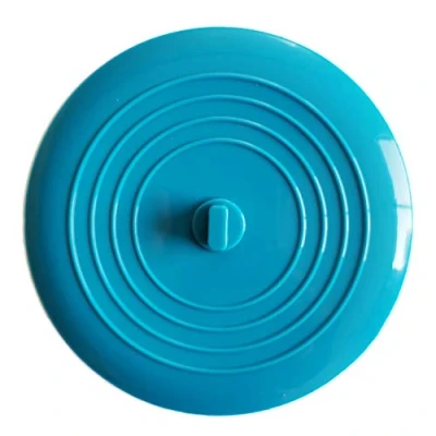 Image of Silicone Tub Stopper,Drain Stopper Universal Sink Plug,Drain Plug for Kitchens, Bathrooms and Laundries, Bathtub Drain Cover(15.3cm/6inch) (1 PCS, Blue)