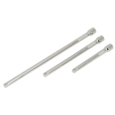 Image of Sealey Premier Extension Bar Set 3pc 1/4&quot;Sq Drive