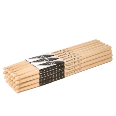 Image of Vaisoeny Drum Sticks,5A Drumsticks for Adults,12 Pairs Classic Maple Wood Kids, Professional Musical Instrument Percussion Accessories