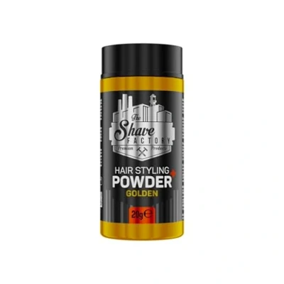 Image of The Shave Factory Ultra Hold Hair Styling Powder (20g) Wax Volumizing For with matt effect (Golden)