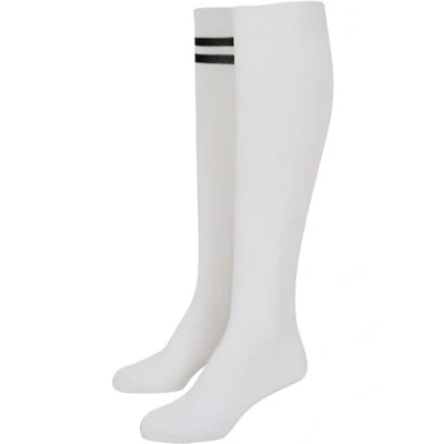 Image of Urban Classics 2 PACK Knee high socks, Women&#039;s, Size: 6 8, White