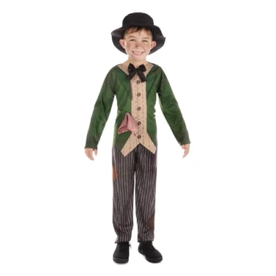 Image of Bristol Novelty CF189 Dickensian Boy (L), Multi Colour, Age 8 10 Years Old