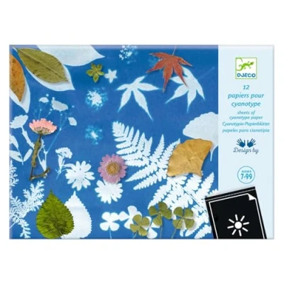 Image of Djeco DJ09338 Cyanotype Papers x 12