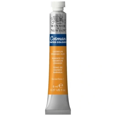 Image of Winsor &amp; Newton Cotman Watercolour Paint Tube Cadmium Orange Hue