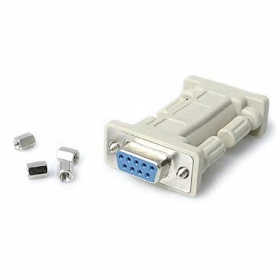 Image of StarTech.com NM9FF DB9 RS232 Serial Null Modem Adapter, F/F, DB 9 (F) to (F), White