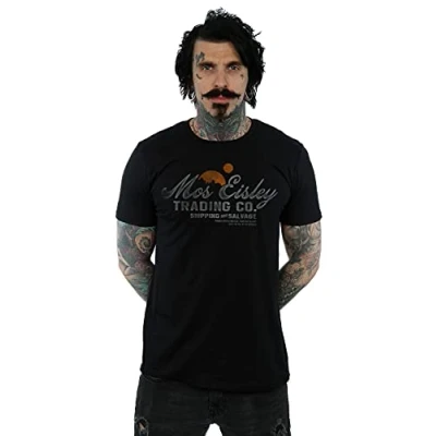 Image of Star Wars Men&#039;s Mos Eisley Trading Co T Shirt Black XXX Large