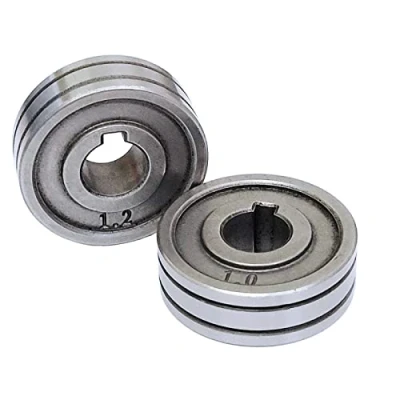 Image of 2X Wire Feed Drive Rollers Roll Wheels 30 * 10 10mm Fit for SSJ 29A SSJ29 Feeder MIG MAG Welders Guide Equipment (1.0/1.2mm)
