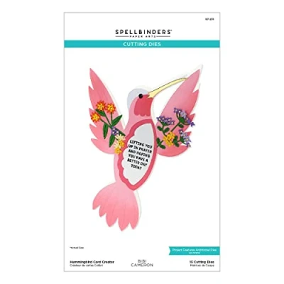 Image of Spellbinders Card Creator Etched Dies from The Bibi&#039;s Hummingbirds Collection, Metal, ONE