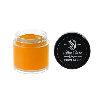 Image of MAVI STEP Leather Repair &amp; Recolouring Cream Surface Crack Filler for Couches, Furniture and Shoes Couch Seat Colour Restorer Cat Scratch Remover 313 Light Orange