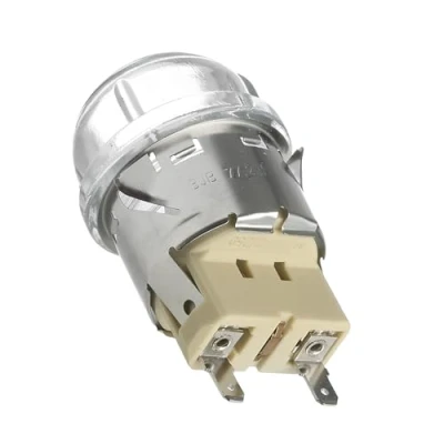 Image of Masterpart Oven Cooker Lamp Bulb Lens Glass Holder Complete Assembly to Fit Bosch Ovens &amp; Cookers 12018956