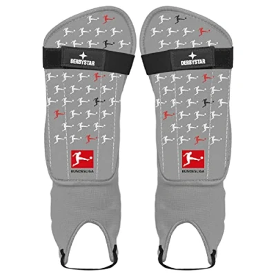 Image of Derbystar Shin Guards 853004 Grau/Schwarz/Rot XXS