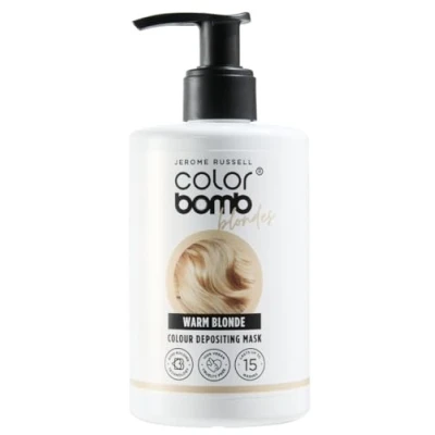 Image of Jerome Russell Color Bomb Blondes Warm Blonde Depositing Conditioning Mask, 300ml