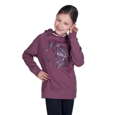 Image of Hkm Girl&#039;s Alva Hoodie, Purple, 98 104