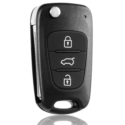 Image of 3 Buttons Remote Control Car Key Case Replacement for Kia Ceed, Soul, Sportage, Venga and Hyundai i10 i20 i30 ix20 ix35