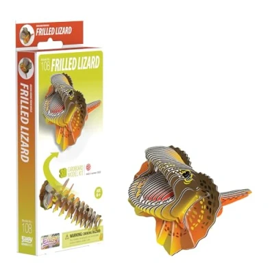 Image of Frilled Lizard Cardboard Model Kit