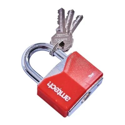 Image of Amtech T0705 50mm Rhombic Chrome Plated Iron Padlock
