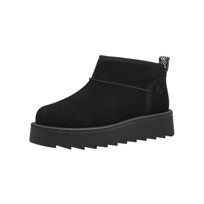 Image of Tamaris Women&#039; 1 26028 43 Fashion Boot, Black, 6.5 UK