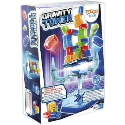 Image of PLAY FUN by IMC Toys 81536 Gravity Tower Toggo Game, 4 Colours