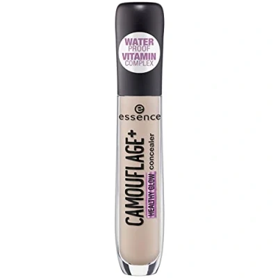 Image of essence CAMOUFLAGE+ HEALTHY GLOW concealer, concealer pen, no. 10 light ivory, nude, brightening, natural, radiant, vegan, waterproof, complies with our CLEAN BEAUTY standard (5 ml)