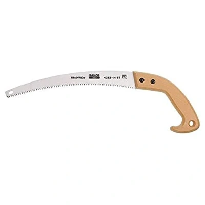 Image of Bahco 4212 11 6T Pruning Saw Fileable with Wooden Handle, Silver/Brown, 280 mm