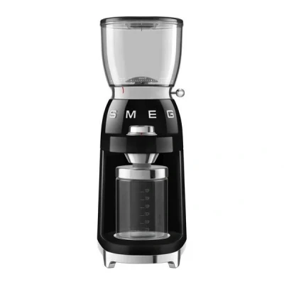 Image of Smeg CGF01BLUK 50s Retro Design Coffee Grinder in Black