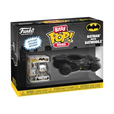Image of Funko Pop! Bitty Ride: DC Batman with Bat Mobile
