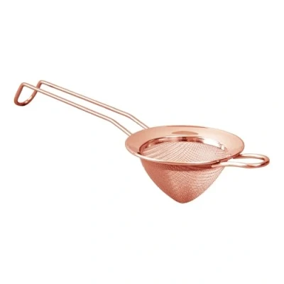 Image of Chabrias Fine Mesh Cocktail Strainer Small Sieve Stainless Steel 23 x 7.8 4.6cm Professional Bartending Tool (Copper)