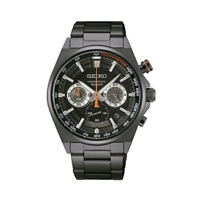 Image of SEIKO Men&#039;s Chronograph Quartz Watch with Stainless Steel Strap SSB399P1