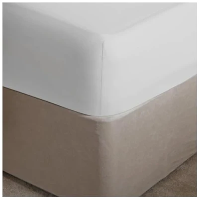 Image of GC GAVENO CAVAILIA Deep Fitted Sheets Double Bed Extra Pockets 16 Inch (40cm) 180 TC Polycotton Washable Silver