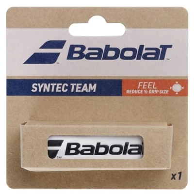 Image of Babolat SYNTEC Team X1 Grip, Adults Unisex, Black (Multicoloured), One Size