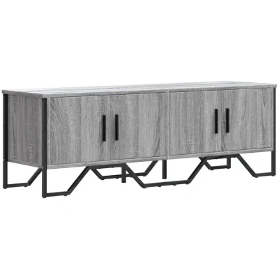 Image of vidaXL TV Cabinet Grey Sonoma 122x34x41 cm Engineered Wood