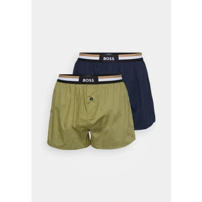 Image of BOSS 2 PACK Boxer shorts, Men&#039;s, Size: Medium, Medium green