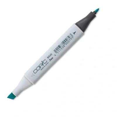 Image of COPIC Classic Coloured Marker Pen (BG 45) Nile Blue, For Art &amp; Crafts, Colouring, Graphics, Highlighter, Design, Anime, Professional Beginners, Supplies Colouring Books