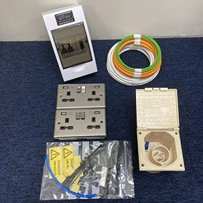 Image of TEW 240V Mains Electric Hook Up Installation Kit Campervan Motorhome Conversion 16