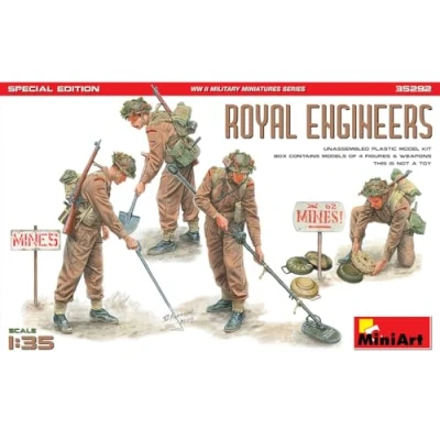 Image of Miniart MIN35292 1:35 Royal Engineers (Spec Edit), Molded Color
