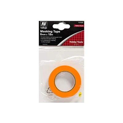 Image of Vallejo AV Tools Precision Masking Tape 6mmx18m Twin Pack