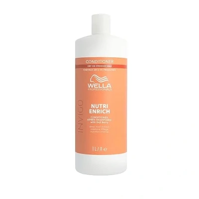 Image of Wella Professionals Invigo Nutri Enrich Professional Hair Care, Repair Dry Damaged Hair, Deeply Nourishing, Conditioner 1 L