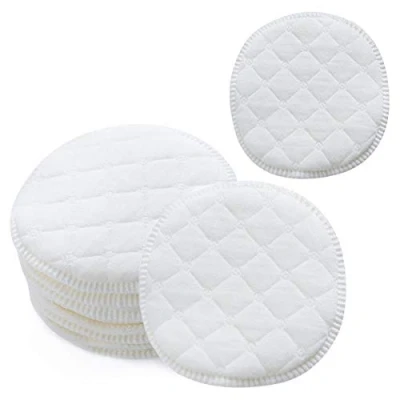Image of 12 Pack Nursing Breast Pads Reusable Cotton Pad Washable Highly Absorbent Breastfeeding 3.74 * 3.74inch/9.5 9.5cm