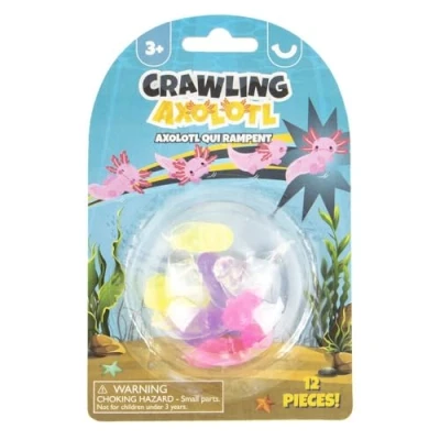 Image of Keycraft Crawling Axolotl Toy, 12 Pieces, Ages 3+