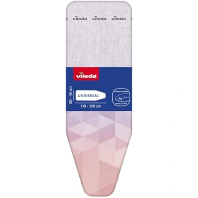 Image of Vileda 173334 Ironing Board Cover, Cotton, Pink
