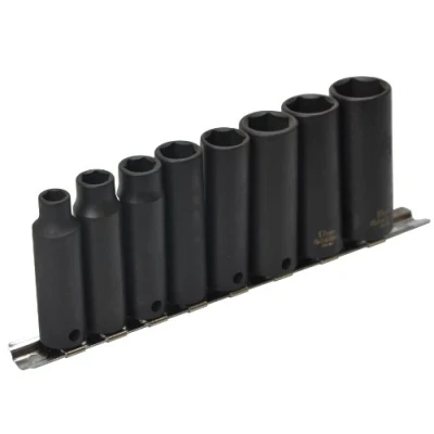 Image of Teng 9386 40976 Deep Impact Socket Set Metric Drive (8 Pieces)