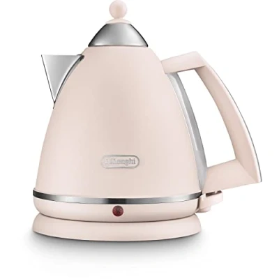 Image of De&#039;Longhi Argento Flora KBX3016.PK Kettle, 360 Swivel base &amp; cord storage, Pink