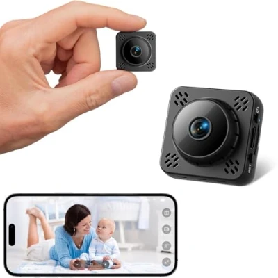 Image of Bionadro Mini Spy Camera WIFI Hidden Magnetic Camera, FREE Cloud Storage, Motion Detection &amp; Night Vision for Indoor/Home
