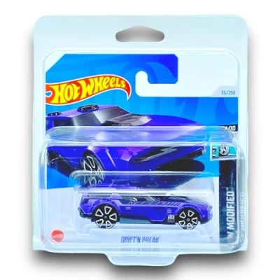 Image of Hot Wheels Drift&#039;n Break (Purple) 4/10 HW Modified 2024 35/250 (Short Card) COMES IN A KLAS CAR KEEPER SHORT CARD PROTECTOR CASE HRY53