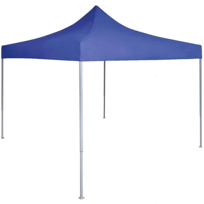 Image of vidaXL Professional Folding Party Tent 2x2 m Steel Blue